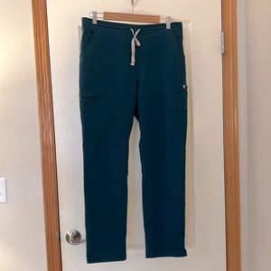FIGS - Caribbean blue Yola skinny scrub pants - Medium